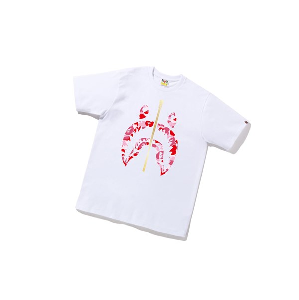 Camiseta A BATHING APE Bape Abc Camo Shark Tee Corta Sleeve Hombre Blancas | VNAM67540