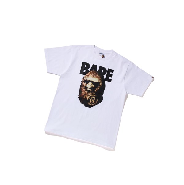 Camiseta A BATHING APE Bape Ape Head Tee Corta Sleeve Hombre Blancas | NCBP43209