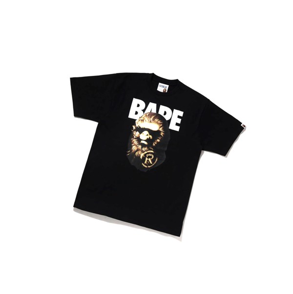 Camiseta A BATHING APE Bape Ape Head Tee Corta Sleeve Hombre Negras | NJTB46021