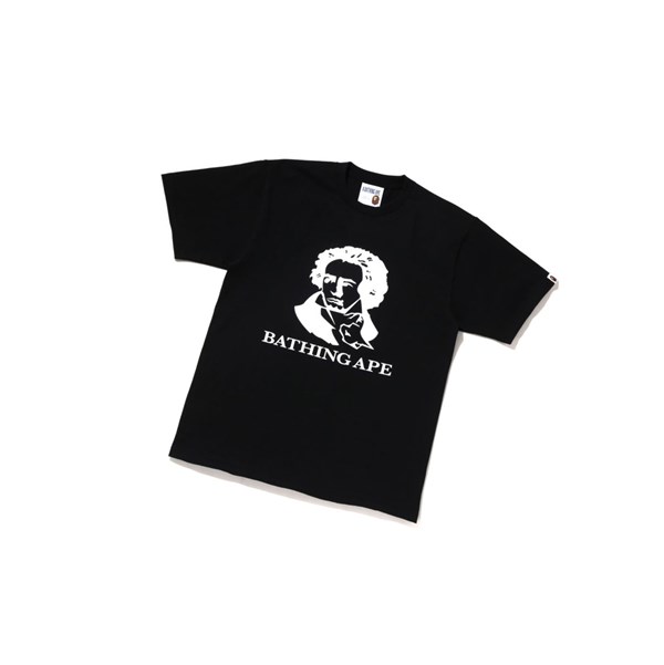 Camiseta A BATHING APE Bape Bathing Ape Tee Corta Sleeve Hombre Negras | GMVS91832