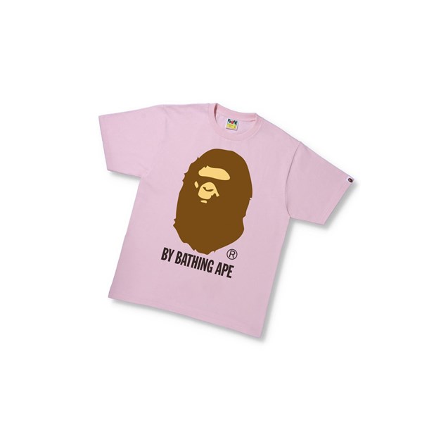 Camiseta A BATHING APE Bape By Bathing Ape Tee Corta Sleeve Hombre Rosas | XAEJ72956