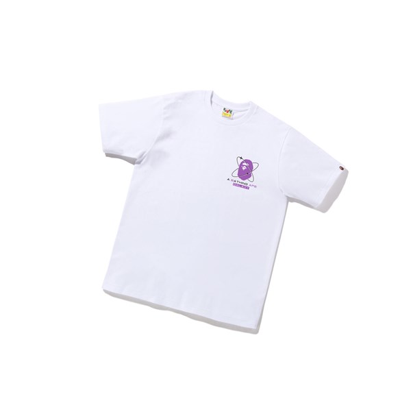 Camiseta A BATHING APE Bape Galaxy Ufo Tee Corta Sleeve Hombre Blancas | PRXM87493