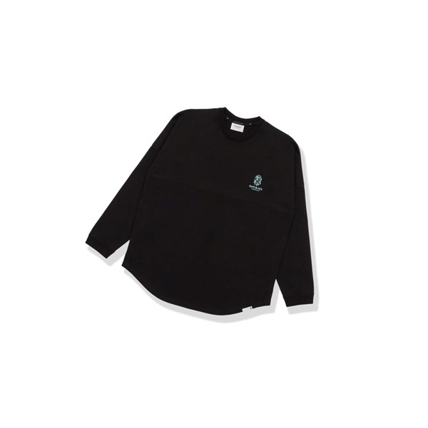 Camiseta A BATHING APE Bape Logo Print Long Sleeve Tee Long Sleeve Hombre Negras | UOPH54807