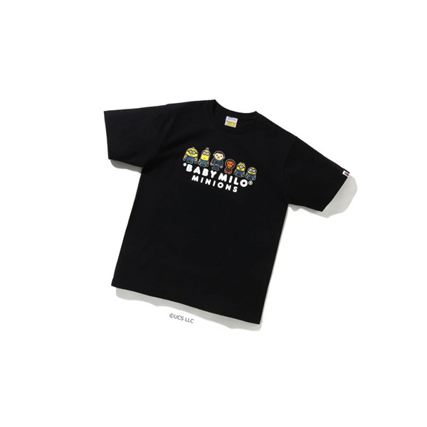 Camiseta A BATHING APE Bape X Minions Tee05 Corta Sleeve Hombre Negras | EROC18590