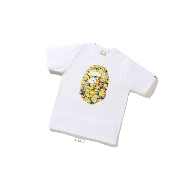 Camiseta A BATHING APE Bape X Minions Tee09 Corta Sleeve Hombre Blancas | JKVH90648