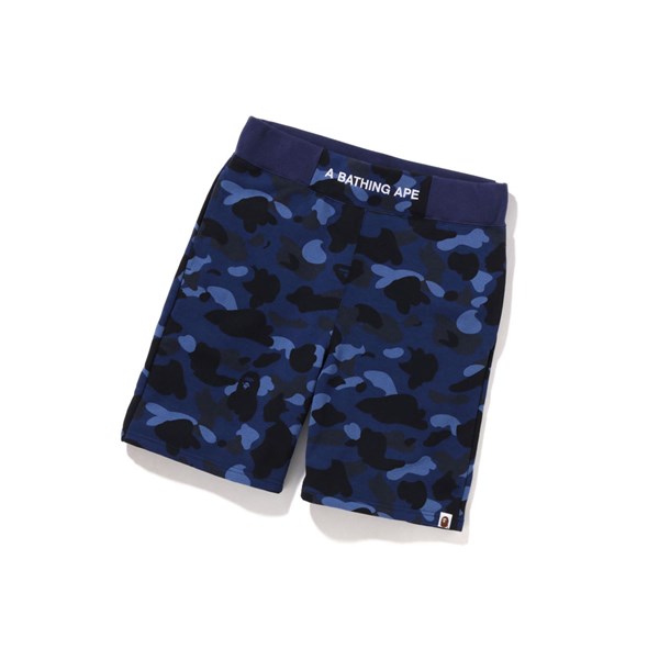 Pantalones Cortos A BATHING APE Bape Color Camo Sweat Hombre Azules | KDWL68732