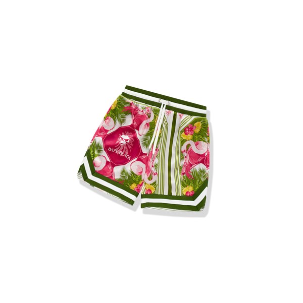 Pantalones Cortos A BATHING APE Bape Floral Print Ape Head Hombre Verde Claro | BNGI41785