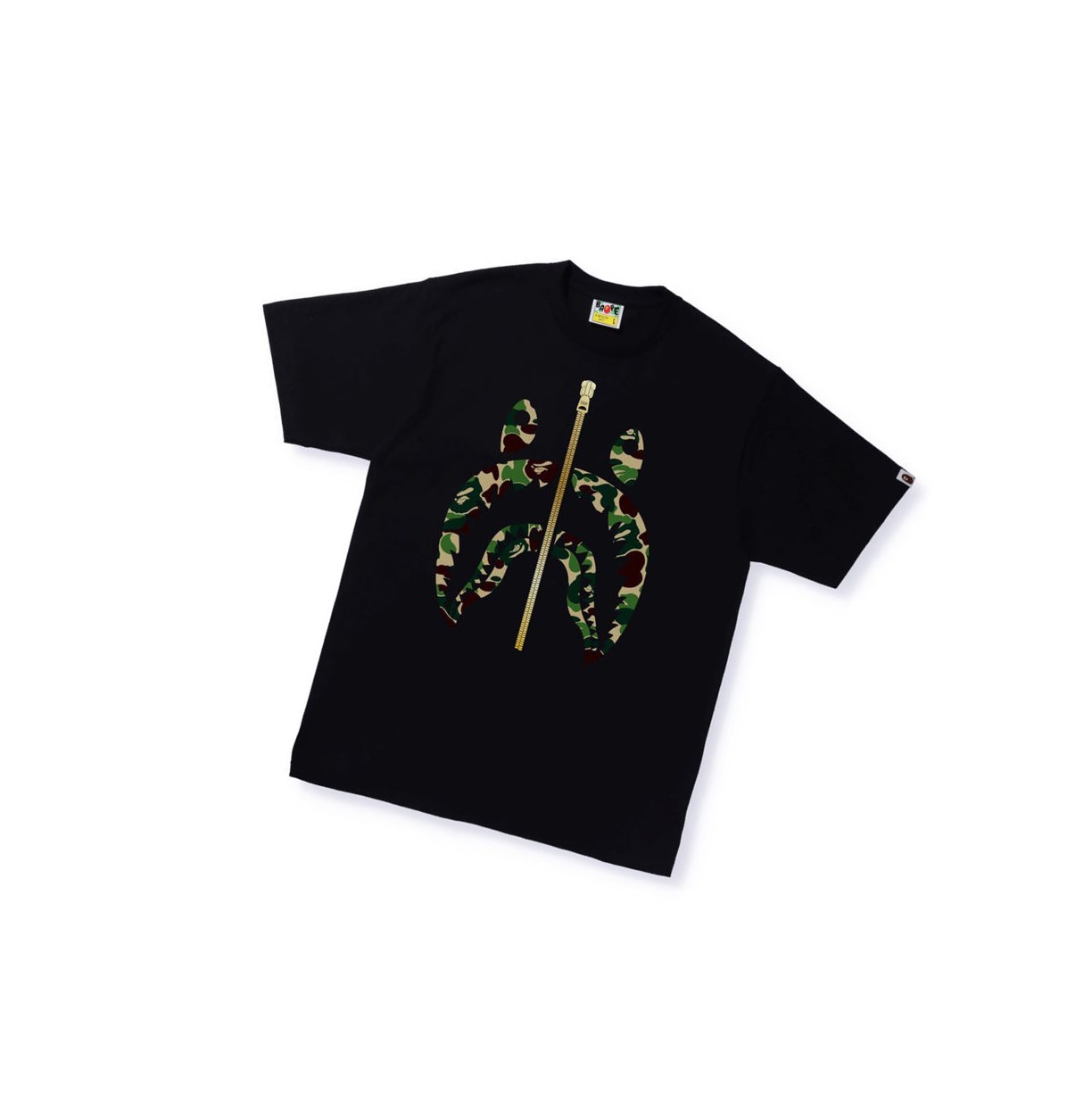 Camiseta A BATHING APE Bape Abc Camo Shark Tee Corta Sleeve Hombre Negras | NPOF13750