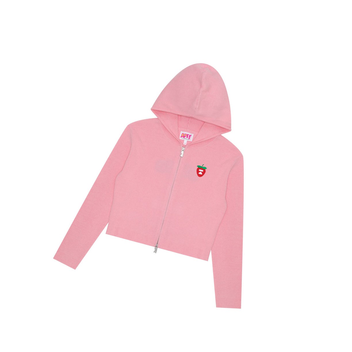 Cárdigan A BATHING APE Bape Encapuchado Cardigan Cardigan Mujer Rosas | ATNB69072