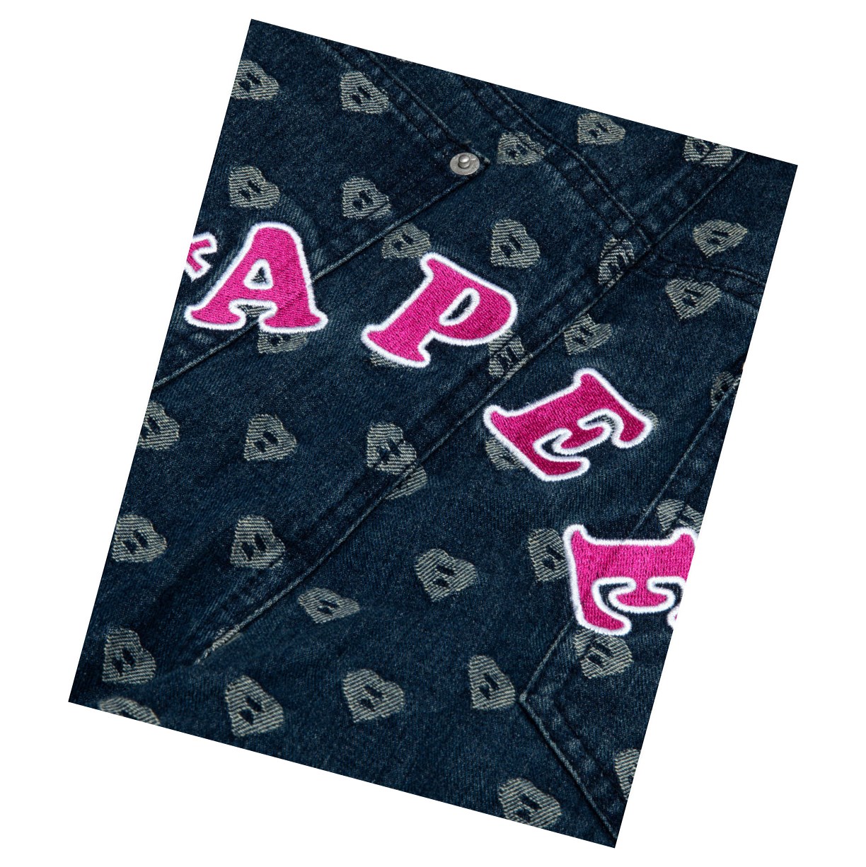 Jumpsuits A BATHING APE Bape Patterned Denim Dungaree Jumpsuits Mujer Denim | BYRH37659