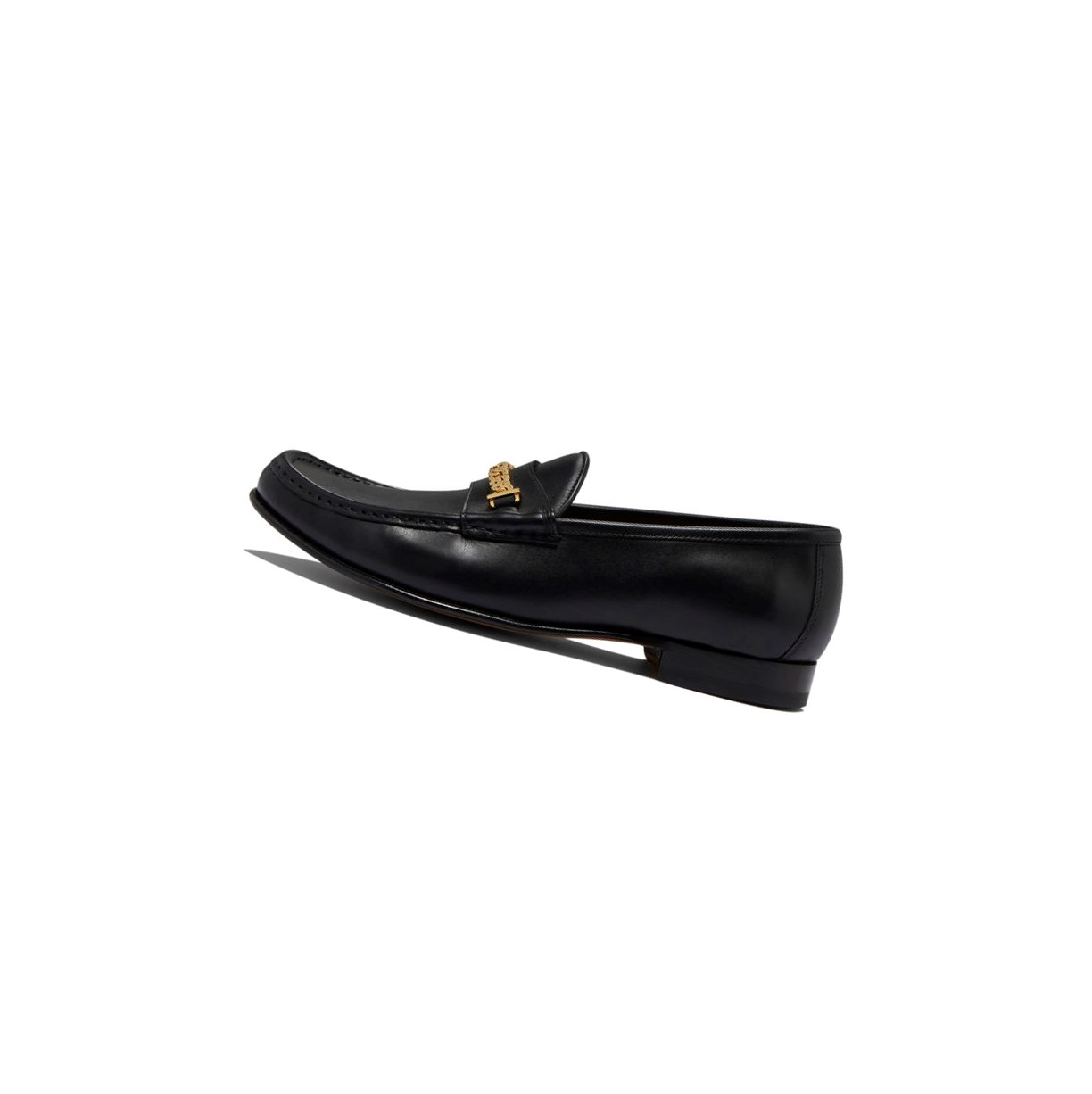 Loafers A BATHING APE Bape Gold Chained Loafers & Moccasins Hombre Negras | UCHJ29087