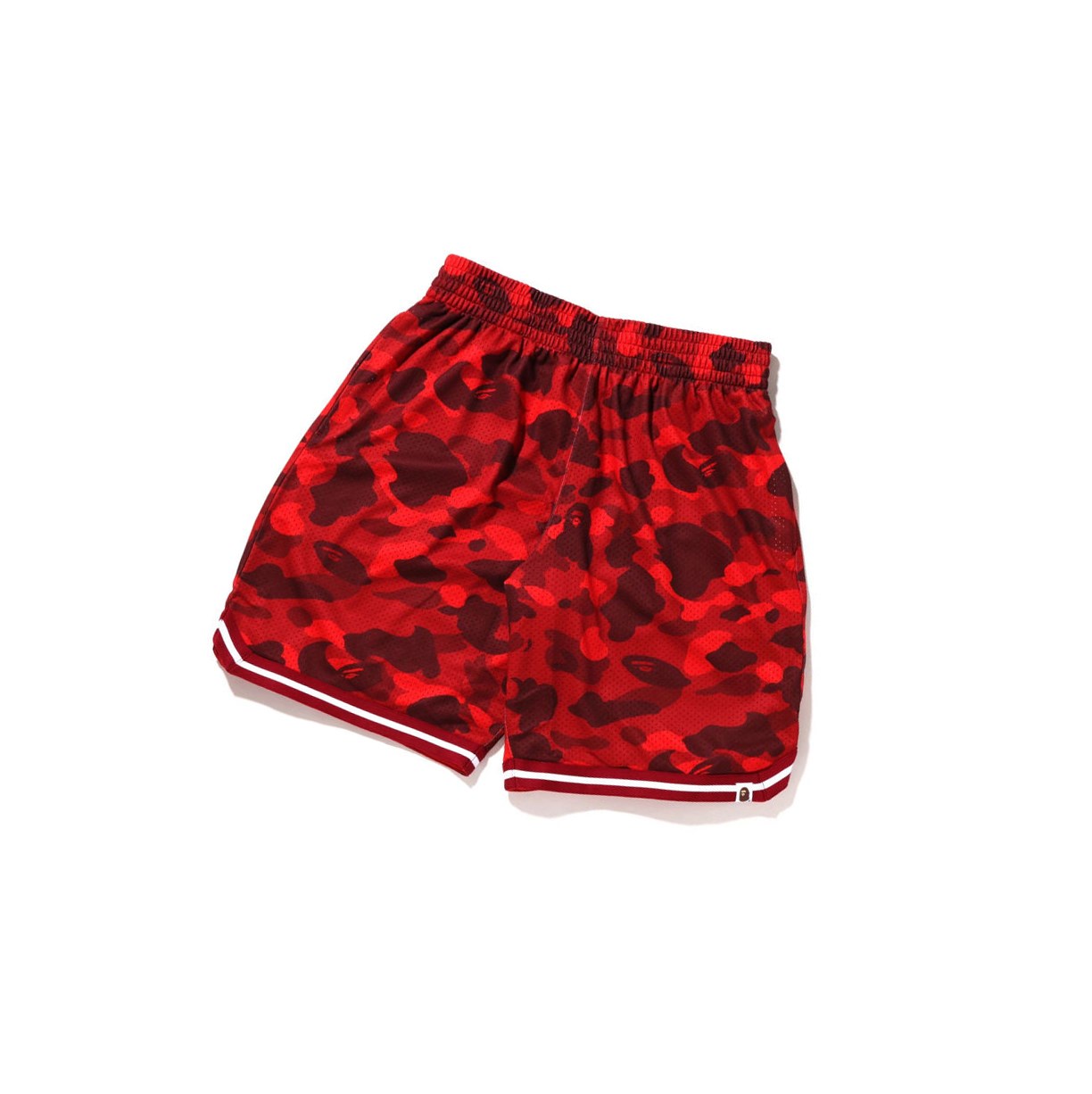 Pantalones Cortos A BATHING APE Bape Color Camo Anchos Fit Basketball Hombre Rojas | HVSD01948