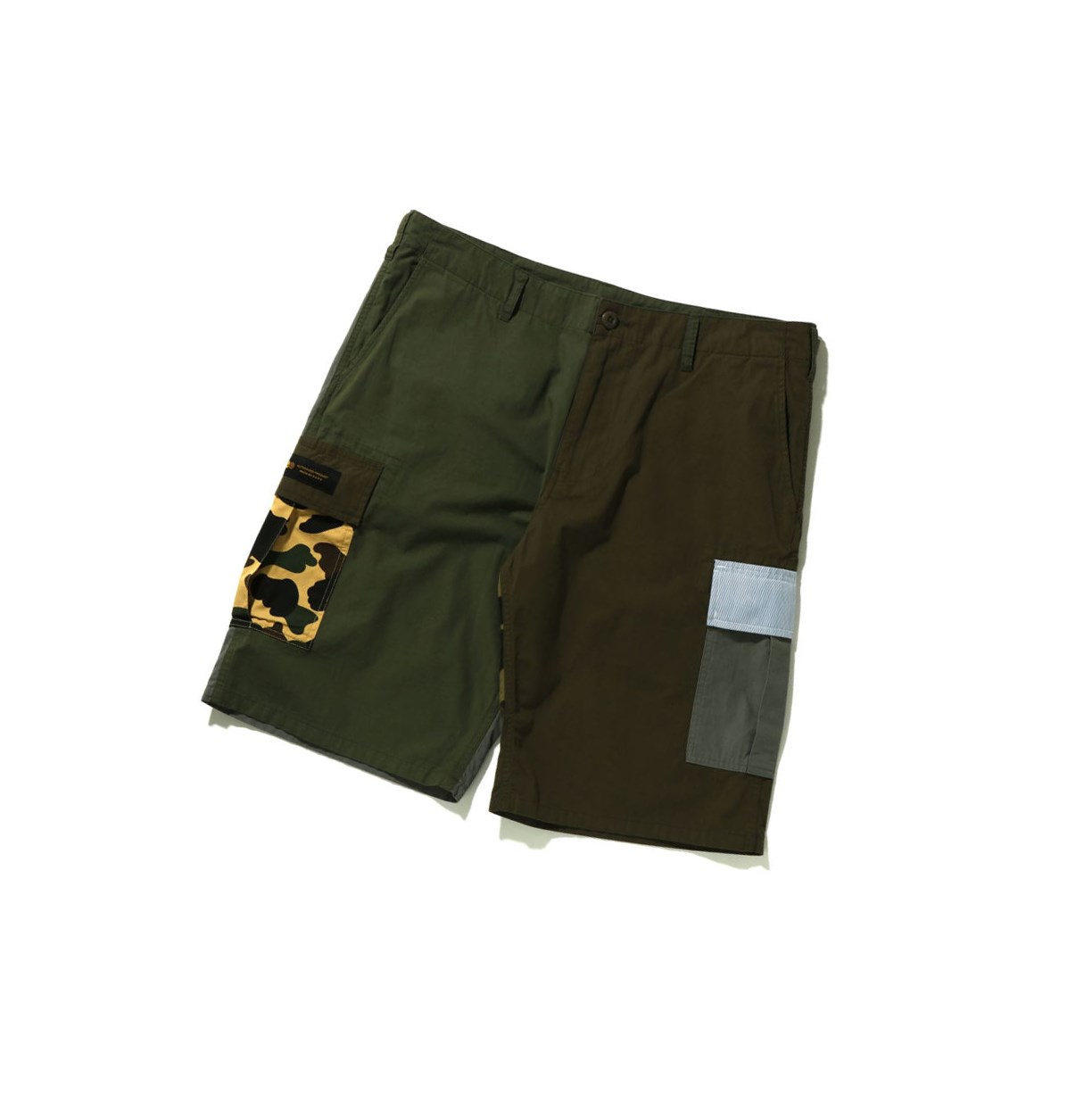 Pantalones Cortos A BATHING APE Bape Crazy Pattern 6 Pocket Anchos Fit Hombre Caise | GJKI81430