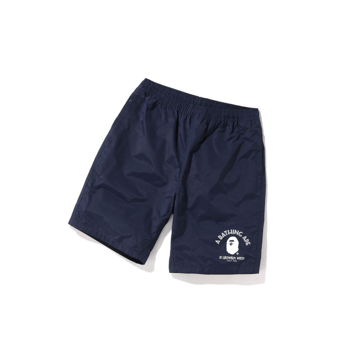 Pantalones Cortos A BATHING APE Bape Nylon Beach Hombre Azul Marino Azules | UNLH26510