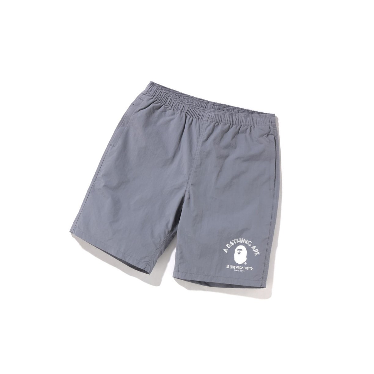 Pantalones Cortos A BATHING APE Bape Nylon Beach Hombre Gris | WAZL48307