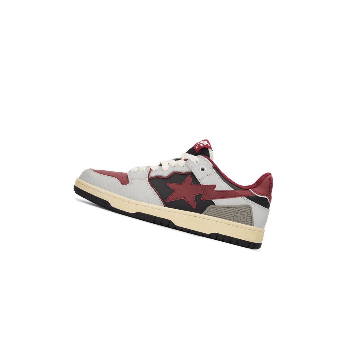 Zapatillas A BATHING APE Bape Sk8 Sta #4 M1 Low Hombre Blancas | CIUN17523