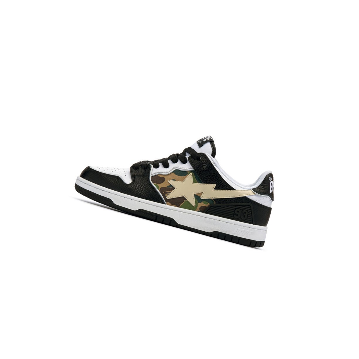 Zapatillas A BATHING APE Bape Sk8 Sta Abc Camo Low Hombre Negras | GALD15697