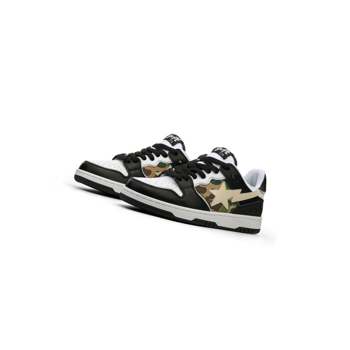 Zapatillas A BATHING APE Bape Sk8 Sta Abc Camo Low Hombre Negras | GALD15697