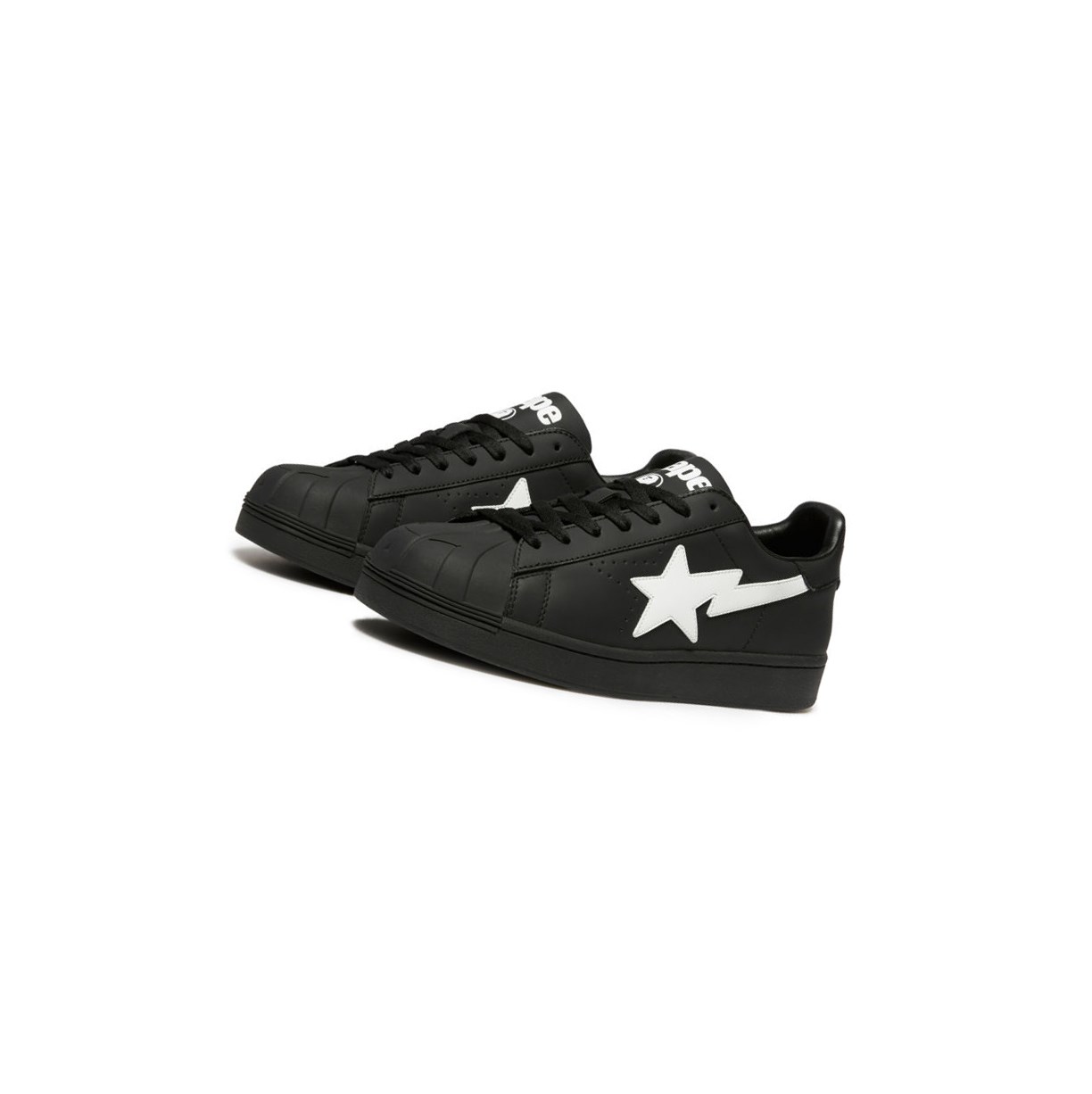 Zapatillas A BATHING APE Bape Skull Sta L Low Mujer Negras | DYUQ69851