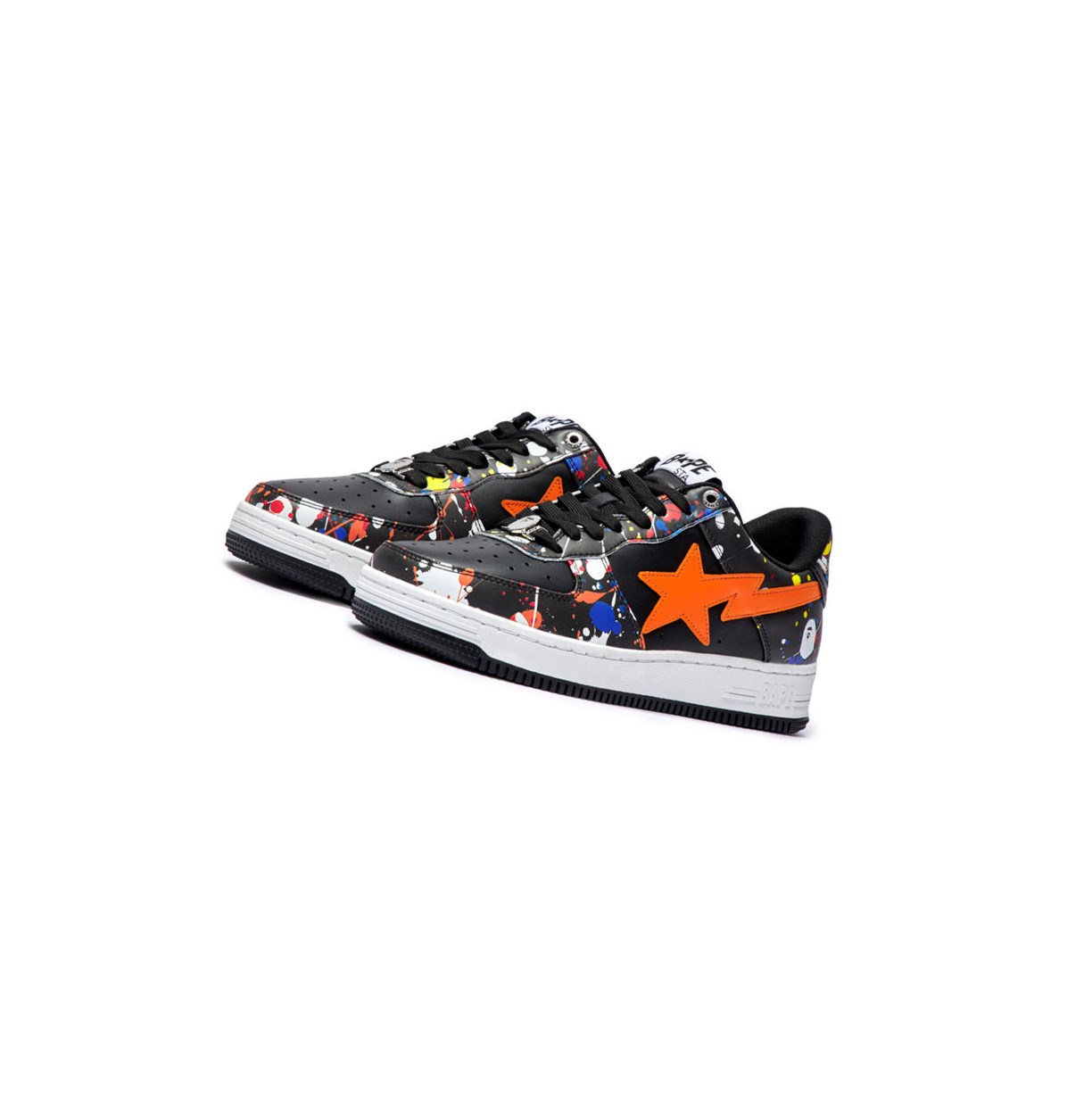 Zapatillas A BATHING APE Bape Sta #3 M2 Low Hombre Negras | MKQZ86531