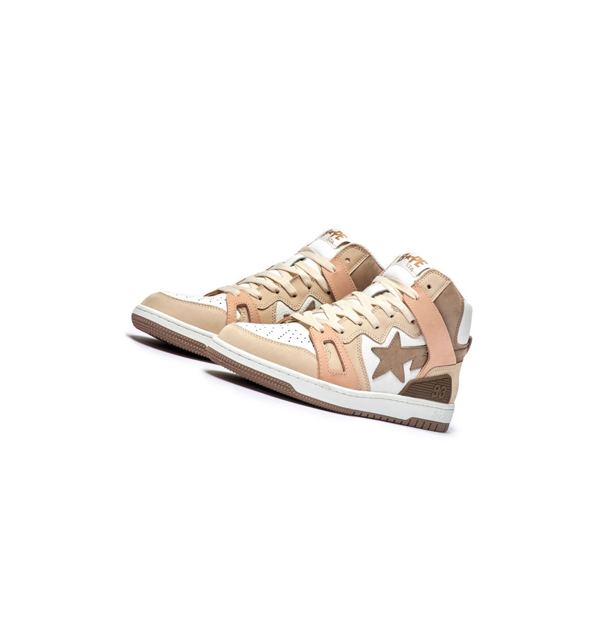 Zapatillas A BATHING APE Bape Sta 93 Hi M2 High Hombre Beige | PMZA02431