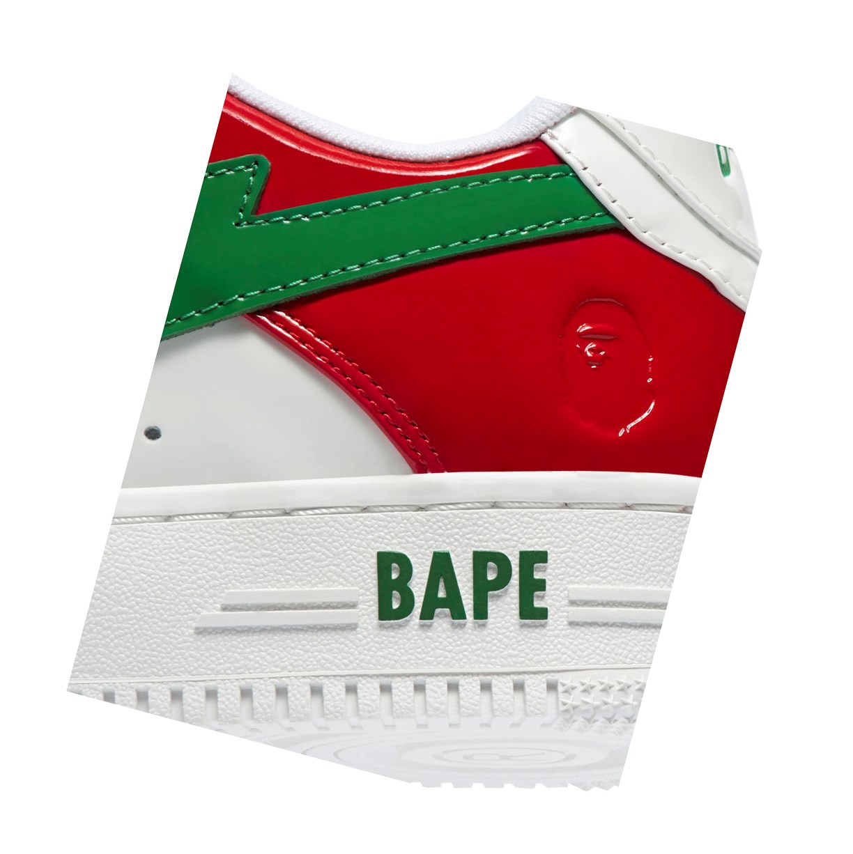 Zapatillas A BATHING APE Bape Sta M1 Low Hombre Verde | MILH07893