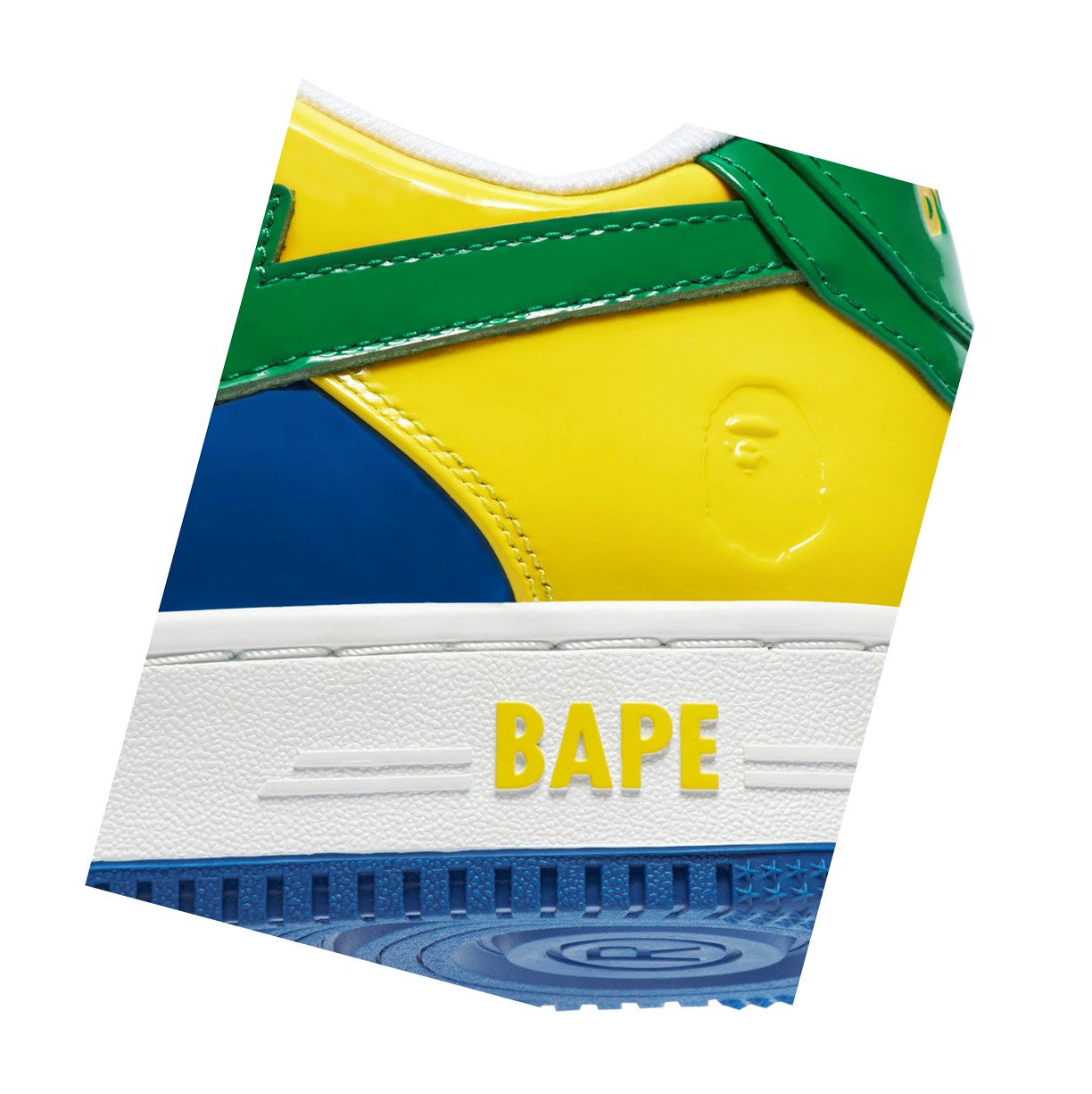 Zapatillas A BATHING APE Bape Sta M1 Low Hombre Amarillo | PWSF45823