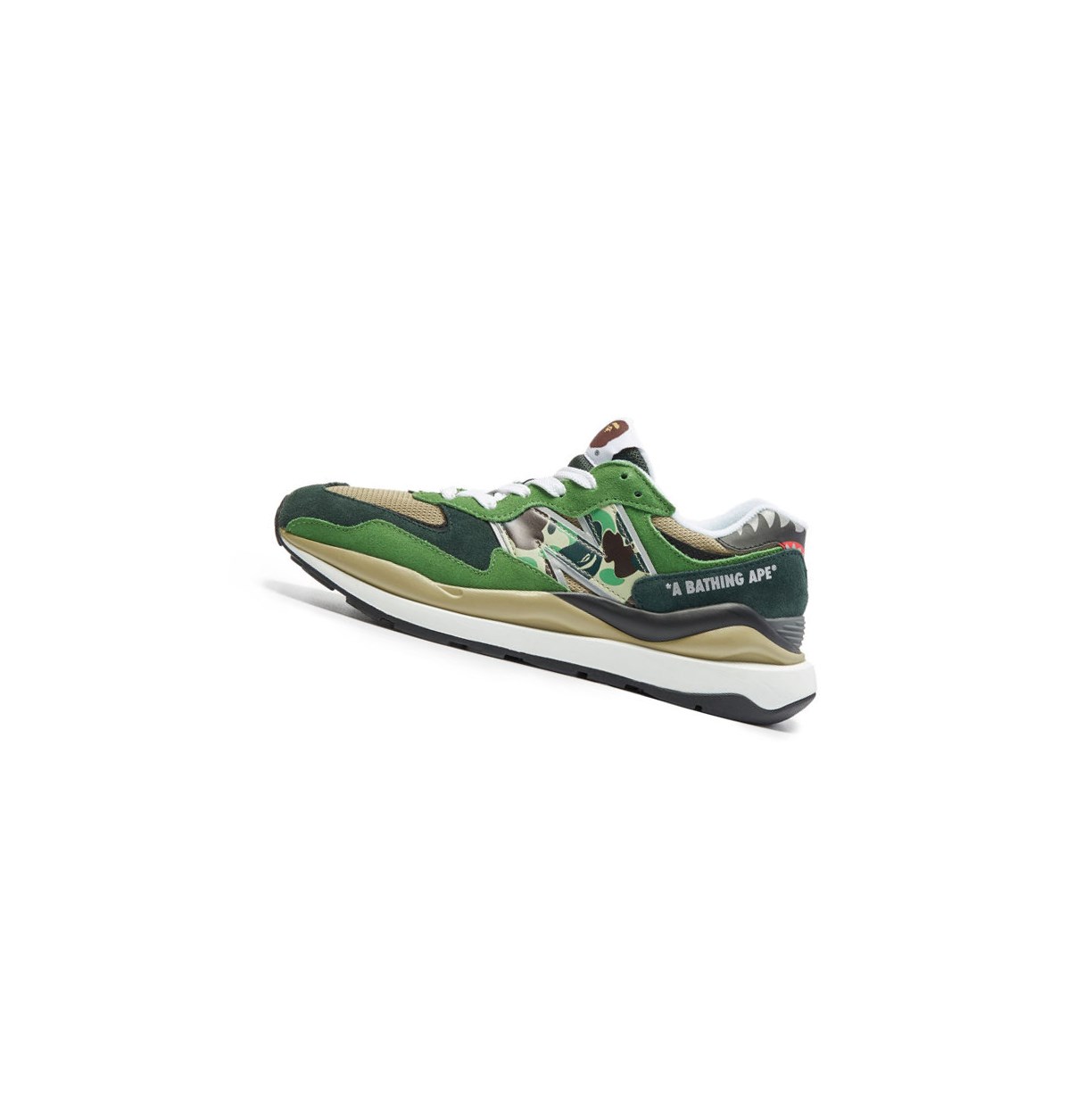 Zapatillas A BATHING APE Bape X New Balance 5740 Low Mujer Verde | XFPZ07846