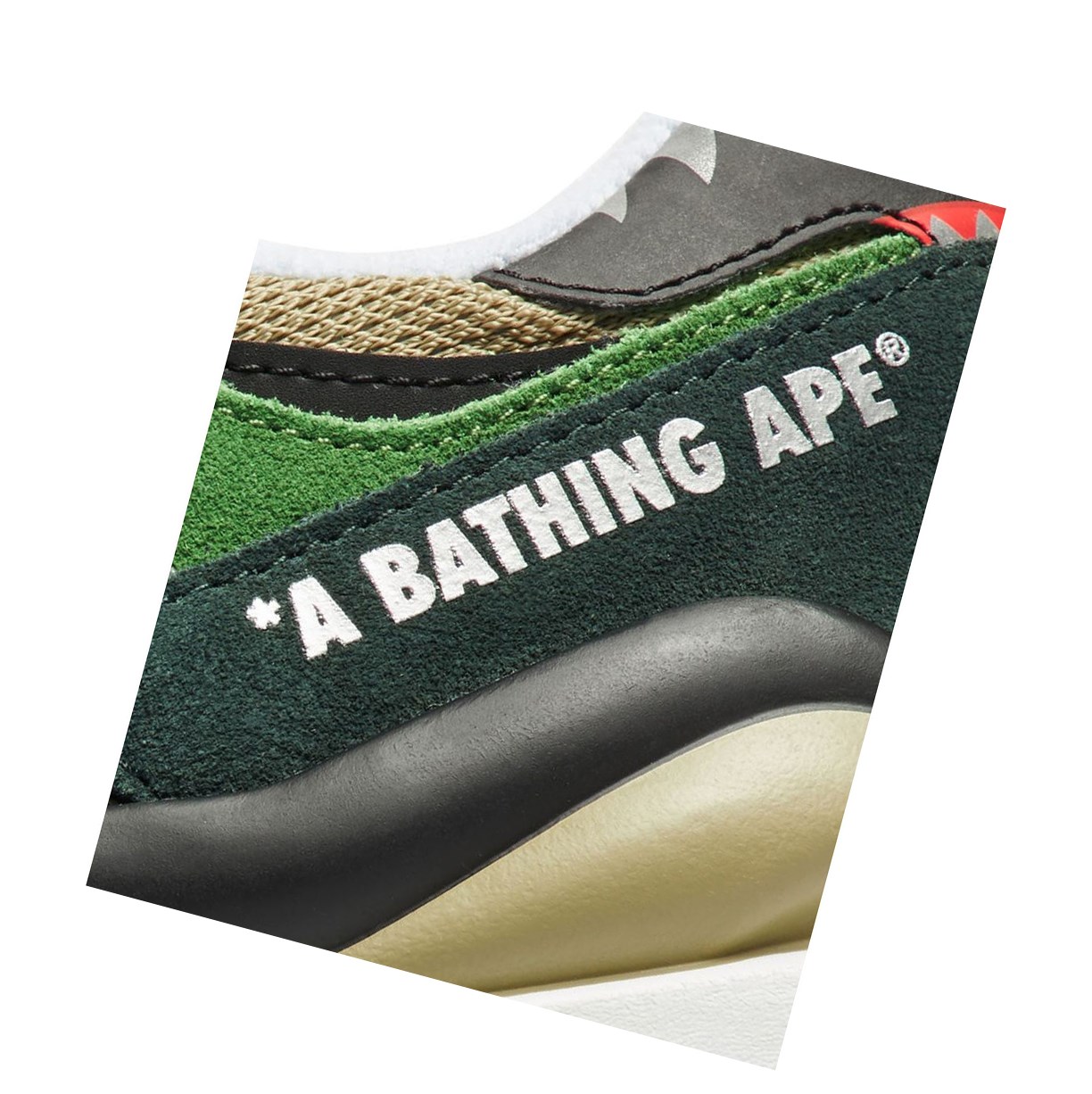 Zapatillas A BATHING APE Bape X New Balance 5740 Low Mujer Verde | XFPZ07846