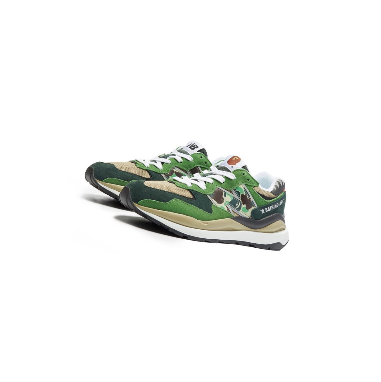 Zapatillas A BATHING APE Bape X New Balance 5740 Low Mujer Verde | XFPZ07846